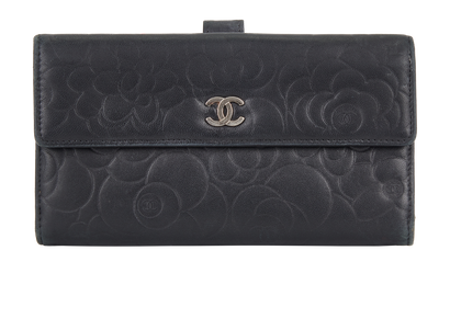 Chanel Camelia Long Wallet, front view